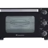 CONTINENTAL EDISON CEMF28B2 - Elektrisk miniugn 28L svart - 1500W - Rotisserie, Naturlig konvektion