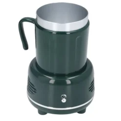 Dryckvärmare-Cooler Warmer Cup Snabbkylning Uppvärmning Enkel kontroll Böjt handtag Halkskyddade kuddar Kaffevärmare för kaffebjörn Flaska Grön