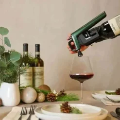 Flaskstopp & Flaskförslutare-Coravin Timeless Six Plus vinkonserveringssystem - vinluftare, 3 rena argonkapslar, 6 skruvlock, nål