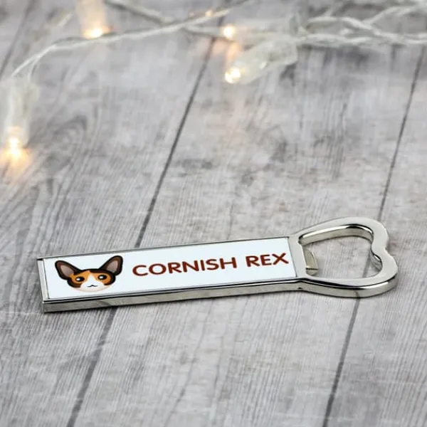 Drinkshakers & Drinkverktyg-Cornish Rex - öppnare med grafik och märket Art-Dog