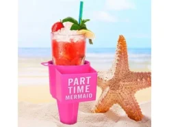 Cuisine Elegance - beach dryckeshållare HIT ! (rosa)