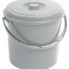 Rengöringsutrustning-Curver Curver 16l hink med lock grå 241751