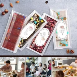 Kakformar-DAILIENFUS Silikon Dubai Chokladform Set med Tillbehör