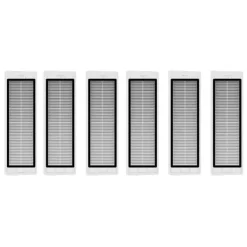 Dammsugartillbehör-Dammsugarfilter för Xiaomi Roborock S5/S5 MAX/S6/S6 Maxv/S60/S65 6-pack