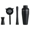Day Cocktail Shaker Set 4 delar - Svart