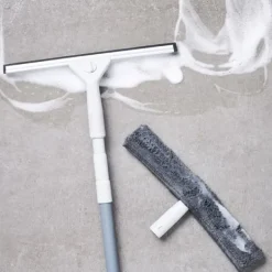 Rengöringsutrustning-DAY Fönsterskrapa med mikrofiberduk, 4 delar