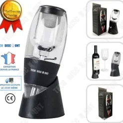 Dekanterande filtreringskaraff - TD® - Glaskristall - Elegant - 14,5 cm - Vinkanna