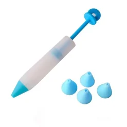 Dekorationspenna bakning tårta choklad / glasyr - 4 spetsar