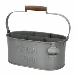 Vinflaskhållare-Dekorativ korg Aktive 35,5 x 16 x 19,5 cm Flaskställ (6 antal)