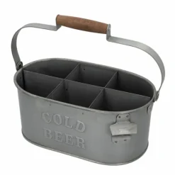 Vinflaskhållare-Dekorativ korg Aktive 35,5 x 16 x 19,5 cm Flaskställ (6 antal)