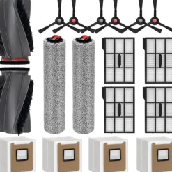 17-delars Ersättningstillbehörssats Kompatibel med Eufy RoboVac E25 Omni / E28 Omni