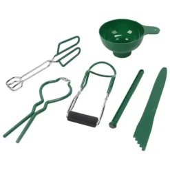 6-delars konserveringskit konserveringstratttång bubbelpopparburknyckellyftare magnetisk locklyftare sylttillverkningsset