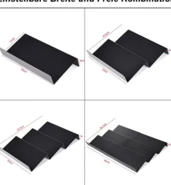 Köksorganiserare-6-Delat Justerbart Kryddställ – Kökshylla för Förvaring av Kryddor & Burkar