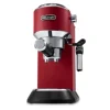 De'Longhi DEDICA EC 685.R - Kaffemaskin med mjölkskummare - 15 bar - röd