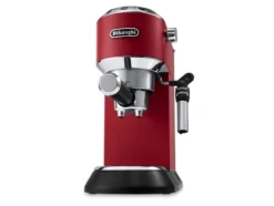 De'Longhi DEDICA EC 685.R - Kaffemaskin med mjölkskummare - 15 bar - röd