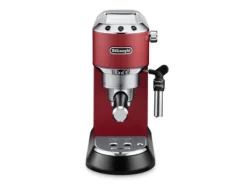De'Longhi DEDICA EC 685.R - Kaffemaskin med mjölkskummare - 15 bar - röd