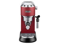 De'Longhi DEDICA EC 685.R - Kaffemaskin med mjölkskummare - 15 bar - röd