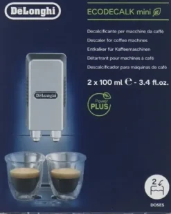 Rengöringsmedel-De'Longhi EcoDecalk mini - Avskalare - vätska - 100 ml (paket om 2)