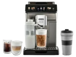 De'Longhi Eletta Explore ECAM450.86.T - Automatisk kaffekokare med mjölkskummare - 19 bar - titan