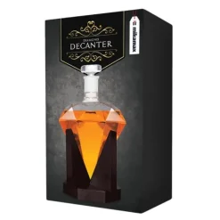 Diamantformad Karaff med Bas i Rödek