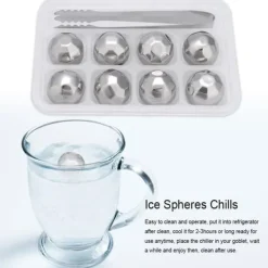 Diamantiskulor i rostfritt stål: Ultimate Wine and Whiskey Drink Chiller