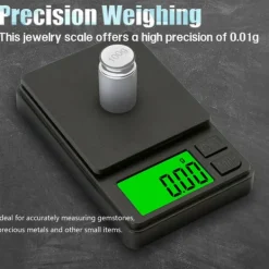 Köksvågar-Digital köksvåg / precisionsvåg för smycken 200g/0,01g