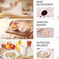 Köksvågar-Digital Köksvåg med Sked Skopa Skedvåg 500g/0,5g Matlagning