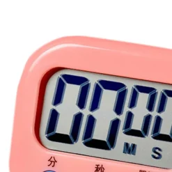 Äggklockor-Digital klocka Timer Klassrum Kök Magnetisk stoppur för barn Matlagning Bakning Kokande ägg Sport Rosa