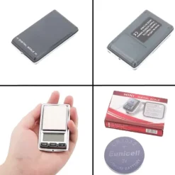 Köksvågar-Digital mini våg 0,01g - 200g ink batteri CR2032 pocketscale .