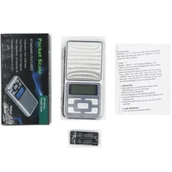 Köksvågar-Digital minivåg / fickvåg 200g/0.01g Rostfritt stål