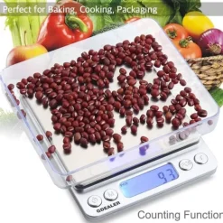 Köksvågar-Digital Plattforms Våg 0.01g/500g