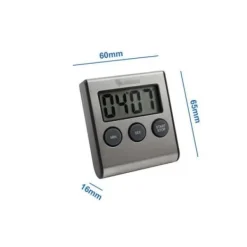 Äggklockor-Digital timer - Lantelme - 4178 - Rostfritt stål - Larm - Magnetstöd