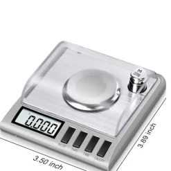 Köksvågar-Digital Våg: 50g/0.001g med Kalibreringsvikt