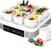 Digital Yoghurt Maker, 9 Portionsglas, Temperatur- och Tidskontroll