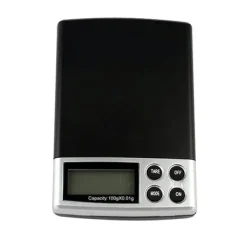 Köksvågar-Digitalvåg i fickformat, noggrannhet på 0,01g, maxvikt 100g