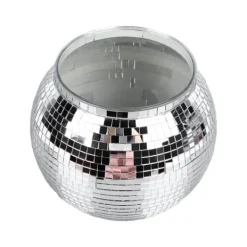 Ishink & Kylare-Disco Ball Ishink Plast Stor kapacitet Party Dryckshink för öl Cocktail Vin Silver