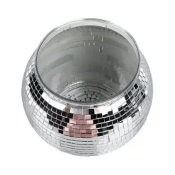 Ishink & Kylare-Disco Ball Ishink Plast Stor kapacitet Party Dryckshink för öl Cocktail Vin Silver