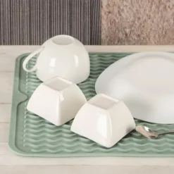 Diskställ & Torkställ-Dish Torkmatta Köksställ Driner Krukor Koppar