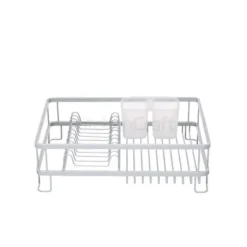 Diskställ & Torkställ-Diskavlopp med bestickhållare - Master Class 42x22x13cm Grå