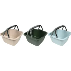 Diskbalja 18 liter 39 x 39 x 22 cm med handtag mix