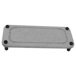 Diskställ & Torkställ-Diskbänk Caddy Instant Dry Diskbänksorganisator torkar direkt Diskbänkshållare Diatomaceous Piedestal Stand Riser med rostfria fötter Grå