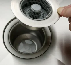 Diskbänksavlopp, diskbänksavloppsfilterkorg