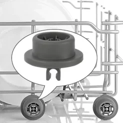 Diskmaskiner-Diskmaskin Nedre Korg Hjul Ersättning - 8 Pack, Kompatibelt med Bosch och Siemens Diskmaskiner