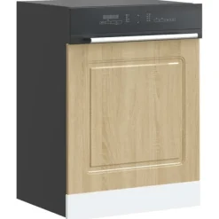 vidaXL Diskmaskinspanel Kalmar sonoma-ek 60x1,5x67 cm konstruerat trä