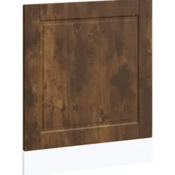 vidaXL Diskmaskinspanel Porto rökfärgad ek 60x1,5x67cm konstruerat trä