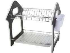 Diskställ & Torkställ-Diskställ med Två Nivåer - Diskställ med avrinning