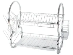 Diskställ & Torkställ-Diskställ med Två Nivåer - Diskställ med avrinning