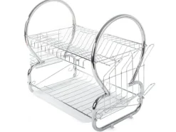 Diskställ & Torkställ-Diskställ med Två Nivåer - Diskställ med avrinning