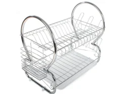 Diskställ & Torkställ-Diskställ med Två Nivåer - Diskställ med avrinning