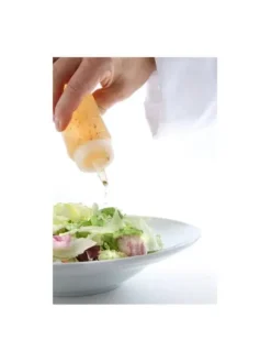 Såsbehållare-Dispenserbehållare för kalla såser 0,35l. röd - Hendi 557815